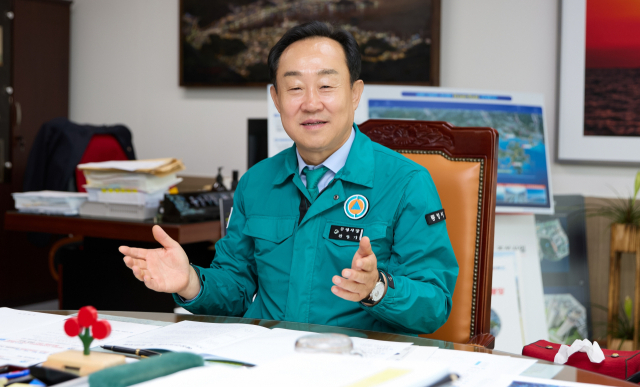 천영기 통영시장. 부산일보DB