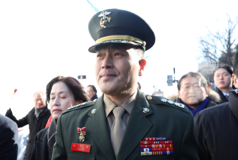 '해병대 수사단장 복귀' 박정훈 대령 