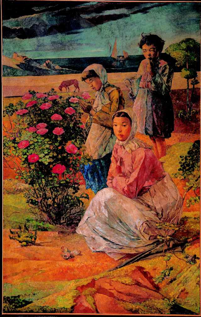 이인성의 '해당화', 1944, 캔버스에 유채, 228.5×146cm, 리움미술관 소장. 이미지 유족 제공