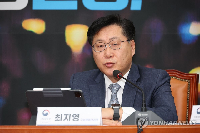 최지영 기획재정부 국제경제관리관. 연합뉴스