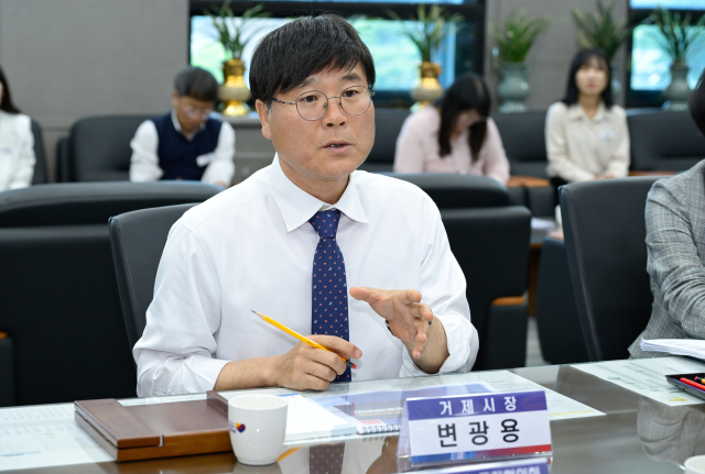 변광용 시장은 지난 13·14일 양일간 금속노조 대우조선지회(현 한화오션 노조), 삼성중공업 노동자협의회, 거제통영고성 조선하청지회와 연거푸 간담회를 진행했다. 거제시 제공