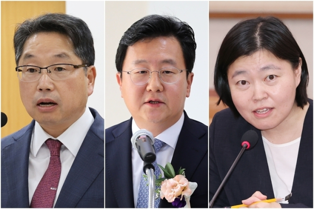 왼쪽부터 노만석-정진우-임은정. 연합뉴스