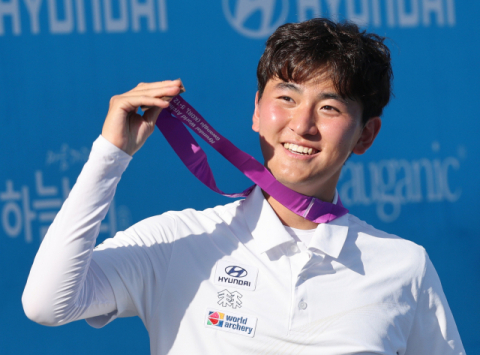 ‘양궁 막내’ 김제덕 세계선수권 동메달
