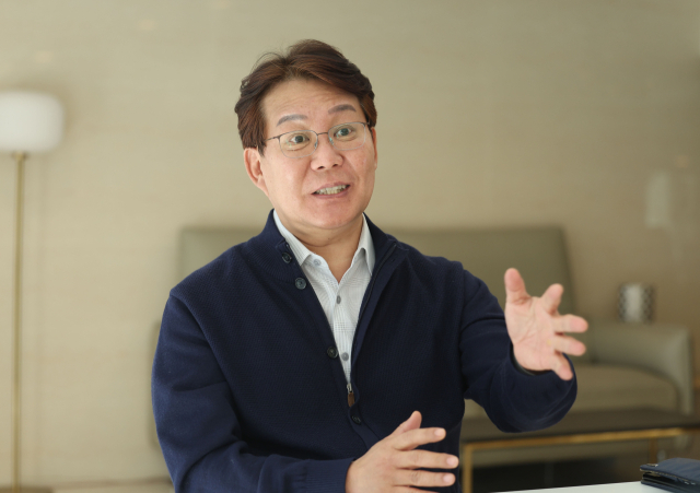 민주당 부산시당위원장 변성완 후보. 이재찬 기자 chan@