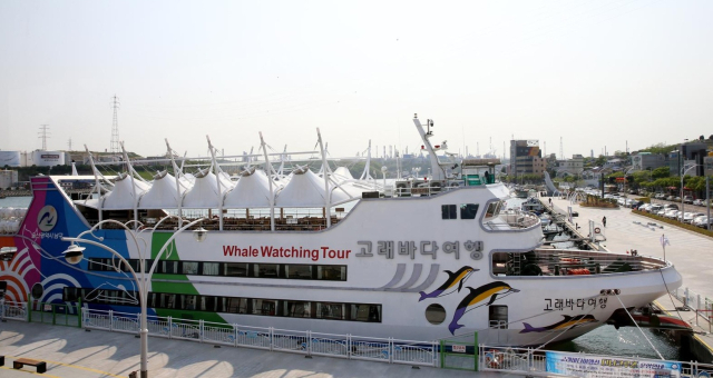 고래바다여행선 선착장 전경. 울산시 제공