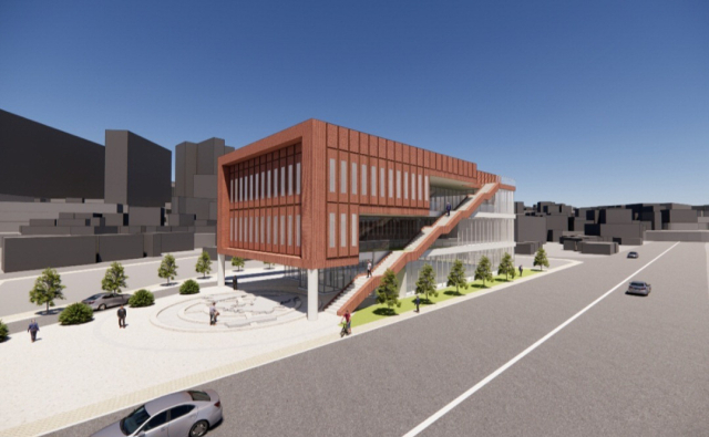 부산시가 용역을 통해 구상한 ‘유엔평화빌리지’ 투시도. 부산시 제공