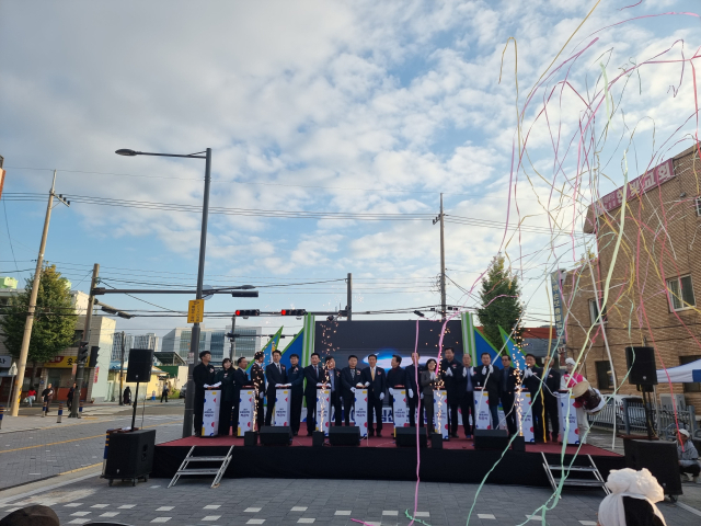강남지구 도시재생사업 거점시설 ‘JAR어울림센터 건립사업’ 착공식이 3일 열렸다. 김현우 기자
