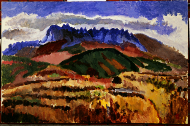 박고석, 울산바위, 1992. 개인 소장