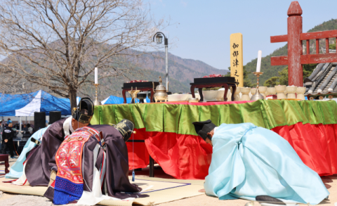 양산시 '가야진용신제' 국가무형유산 세 번째 고배