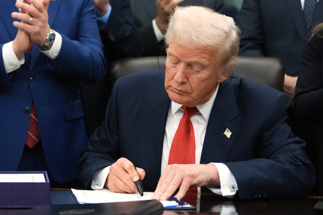 도널드 트럼프 미국 대통령. AP연합뉴스