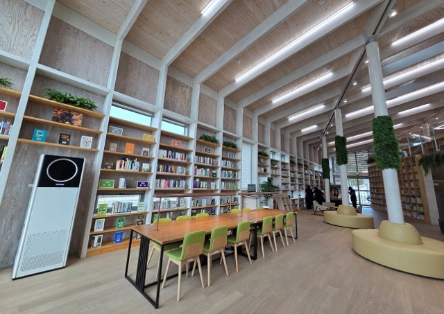 대전 관저동에 만들어진 숲속도서관. 한국산림복지진흥원 제공