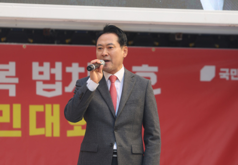 장동혁, 지선 승부처 PK서 이재명 정부 직격…“정권 끝내야”(종합)