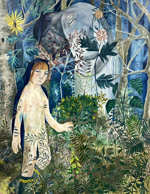 제1회 해석 미술 장학생 선발전에서 우수상을 수상한 정다원의 '악동이 되기로 했어'(2025). 해석장학문화재단 제공