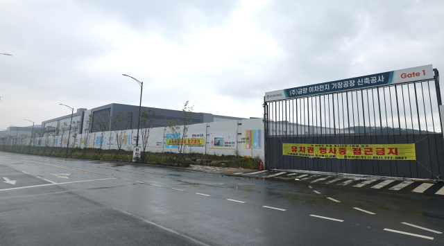 부산 기장군 금양 드림팩토리 공사현장. 부산일보DB