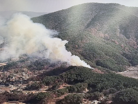 (1보)울산 울주군서 산불··· 1시간 반 만에 큰 불은 잡아