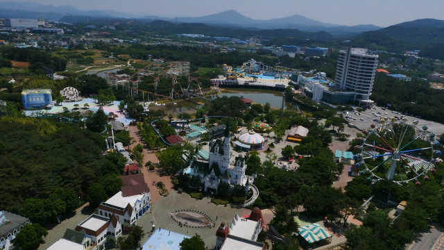 정부의 공간혁신구역 지정을 본격화하고 있는 휴장 중인 통도환타지아 전경. 양산시 제공