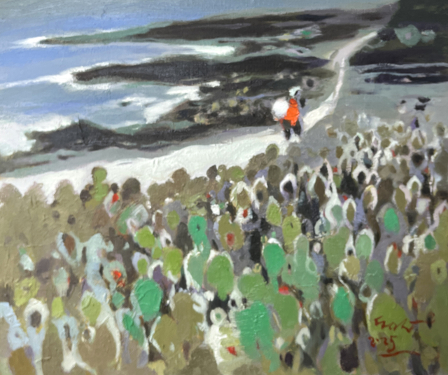 신동언, 제주해변. 타워아트갤러리 제공