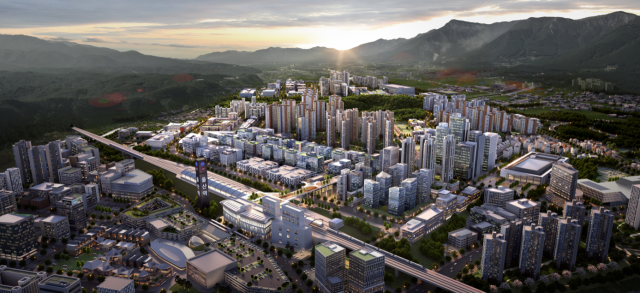 KTX울산역 복합특화단지(별칭 뉴온시티) 조감도. 울산시 제공