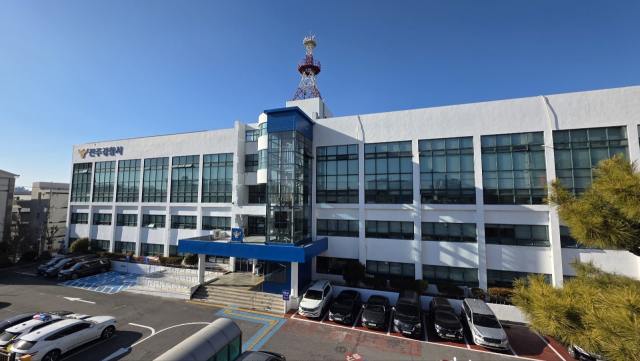 진주경찰서 전경. 김현우 기자