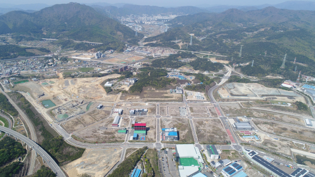 부산 전력반도체 특화단지(동남권 방사선 의과학 산단) 전경. 부산시 제공