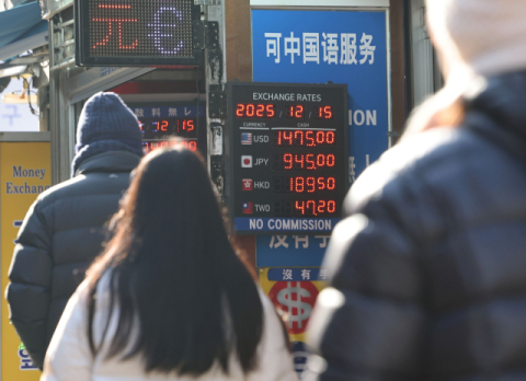 1480원 육박한 원달러 환율…서학개미 순매수세도 꺾여