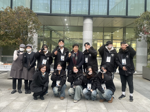 [포토뉴스] 부산외대 기말고사 간식 제공