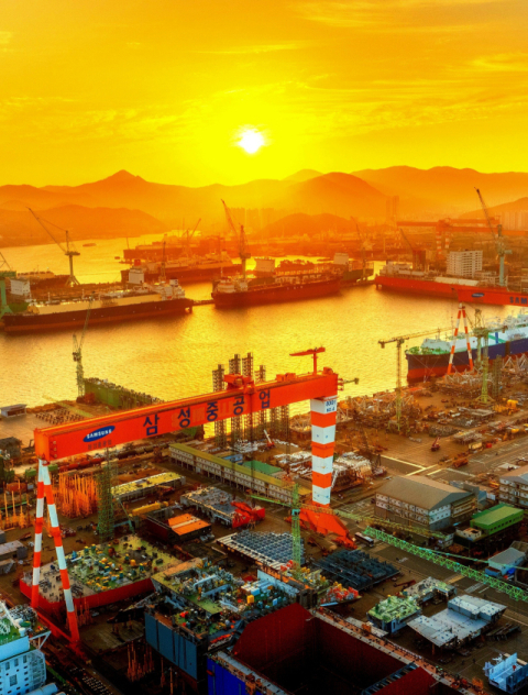 [포토뉴스] 거제 조선소 2025년 ‘마지막 조업’