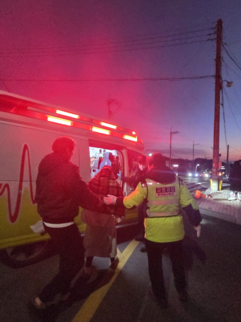 울산서 해맞이 하다 통증 온 임산부, 경찰 발 빠른 대처로 무사 이송