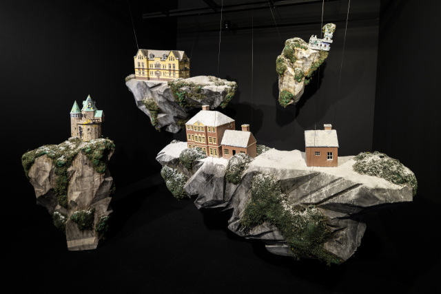 유은석, 눈 내린 마을. 2020. 뮤지엄 원 제공