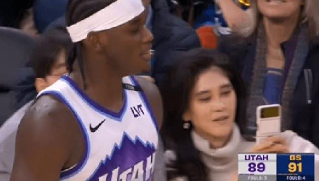 미국 프로농구(NBA) 경기 중계화면