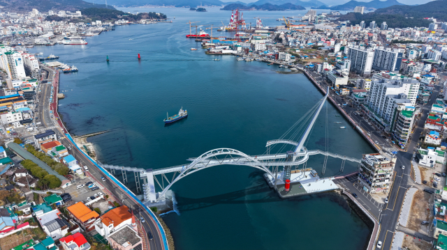 통영항 오션뷰케이션 조감도. 통영시 제공