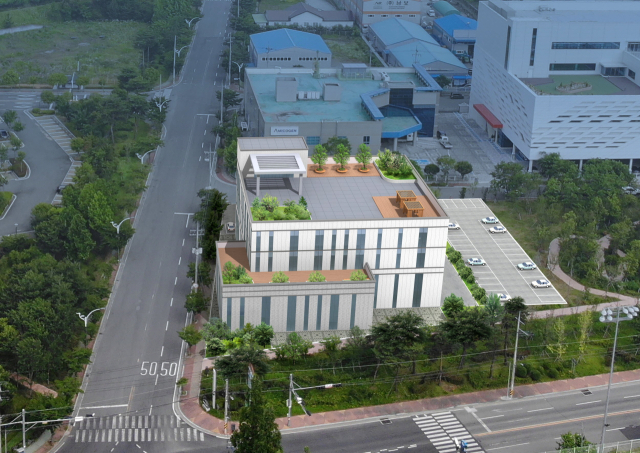 진주시 천연물 소재 전주기 표준화 허브 조감도. 진주시 제공