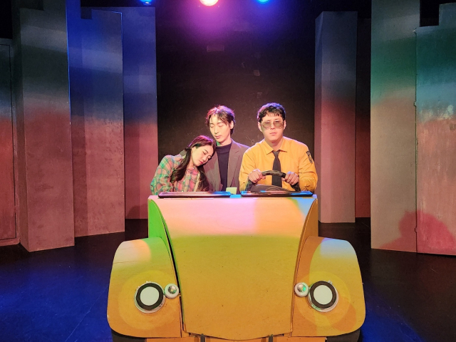 연극 '택시 안에서' 공연 모습. 극단 바라 제공