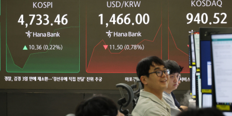 美 구두 개입·한은 금리 동결에 환율 11일 만에 하락 1460원대