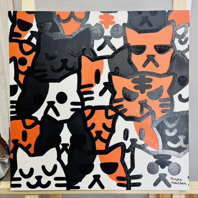 마유와상, Cat Heaven, 2025. 오션갤러리 제공