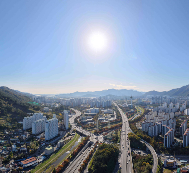 파출소와 119 안전 구호대 설립을 재차 촉구하고 나선 석·금산 지역 전경. 양산시 제공