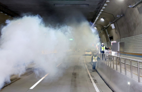 터널 내 스프링클러만 4129개… 첨단 화재 탐지기도