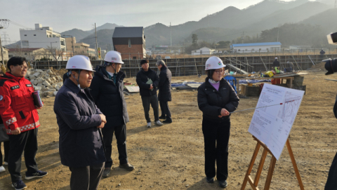 나동연 양산시장, 웅상 동부행정타운·중앙역사 현장 행정 ‘박차’