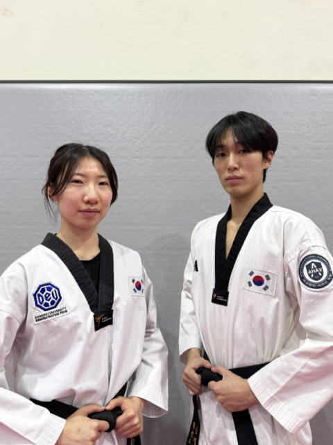 동의대 태권도학과 최경민·김민찬, KUTF 국가대표 시범단 선발