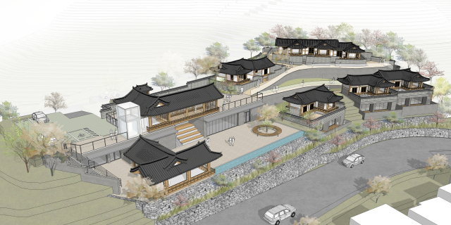 진주 원도심 공방 골목거리 ‘전통문화체험관’ 조감도. 경남도 제공