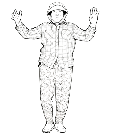 반짝반짝 은하수 동작.