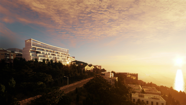 부산 해운대구 달맞이길 일대에 조성되는 고급 레지던스인 ‘애서튼 어퍼하우스’. 스트락스 제공