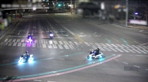 부산서 난폭운전 일삼은 오토바이 폭주족 14명 검거