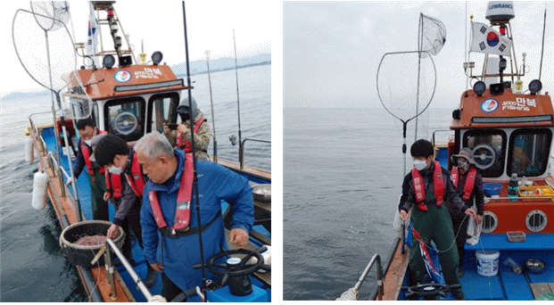 어선청년임대사업 실습교육 모습. 수산자원공단 제공