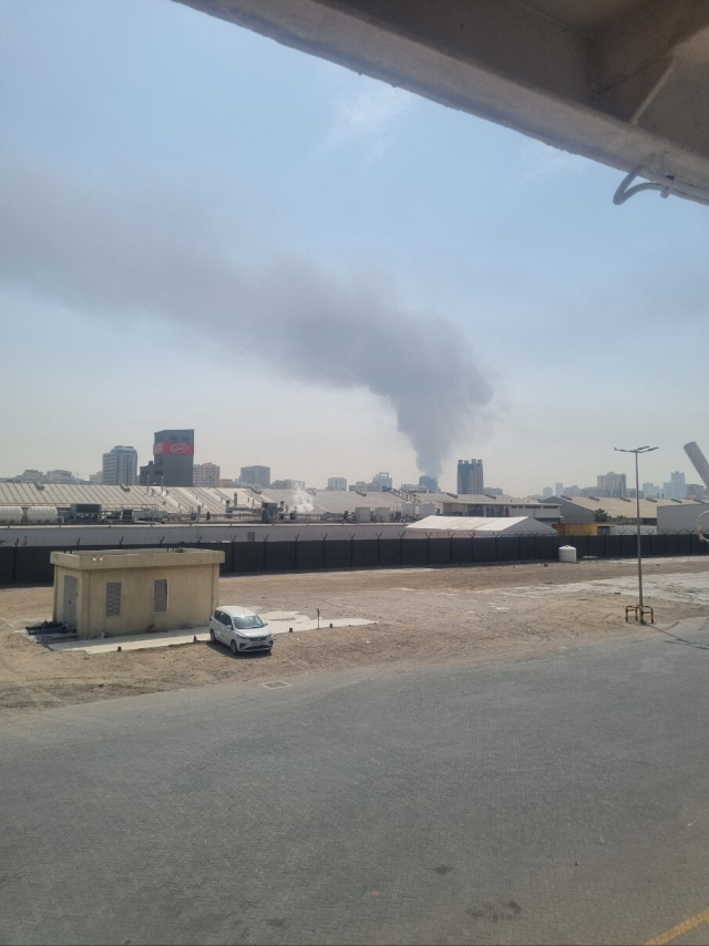 호르무즈 인접 항구에서 우리 선원들이 직접 촬영해 보내온 사진(아랍에미리트 샤르자(Sharjah)항). 선원노련 제공