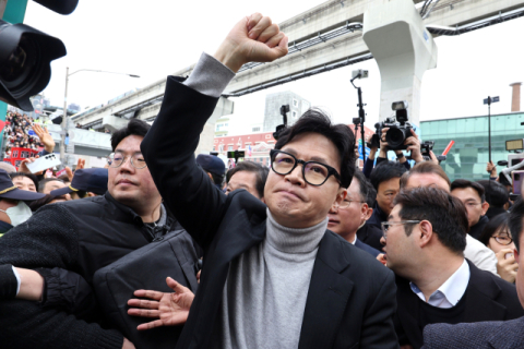 부산 일정에 '북구갑' 구포시장 넣은 한동훈…출마 분위기 점검?