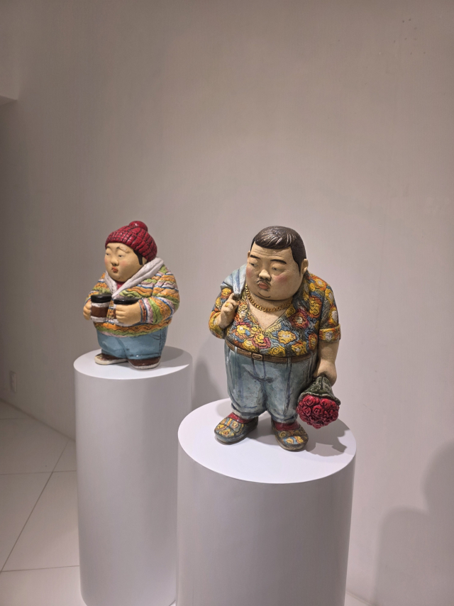 김원근 작가의 '순정남' 조각. 갤러리마레 제공