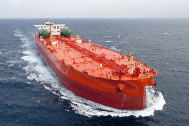 삼성중공업이 건조한 초대형 원유운반선. 이번에 수주한 것과 유사한 선종이다. 삼성중공업 제공