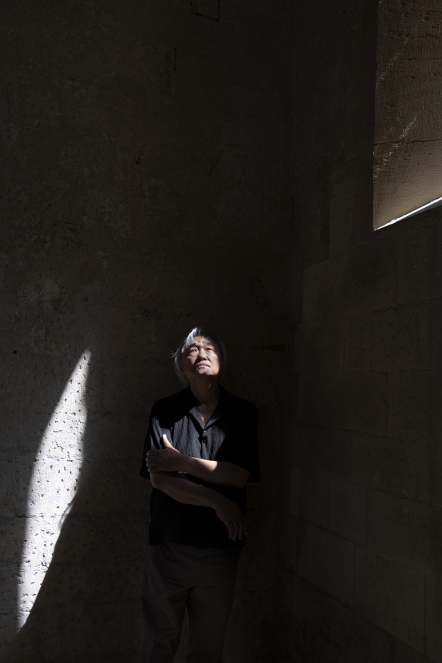 백건우 피아니스트 모습 .부산문화회관 제공