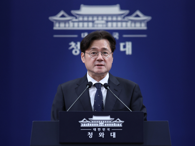 홍익표 정무수석. 연합뉴스